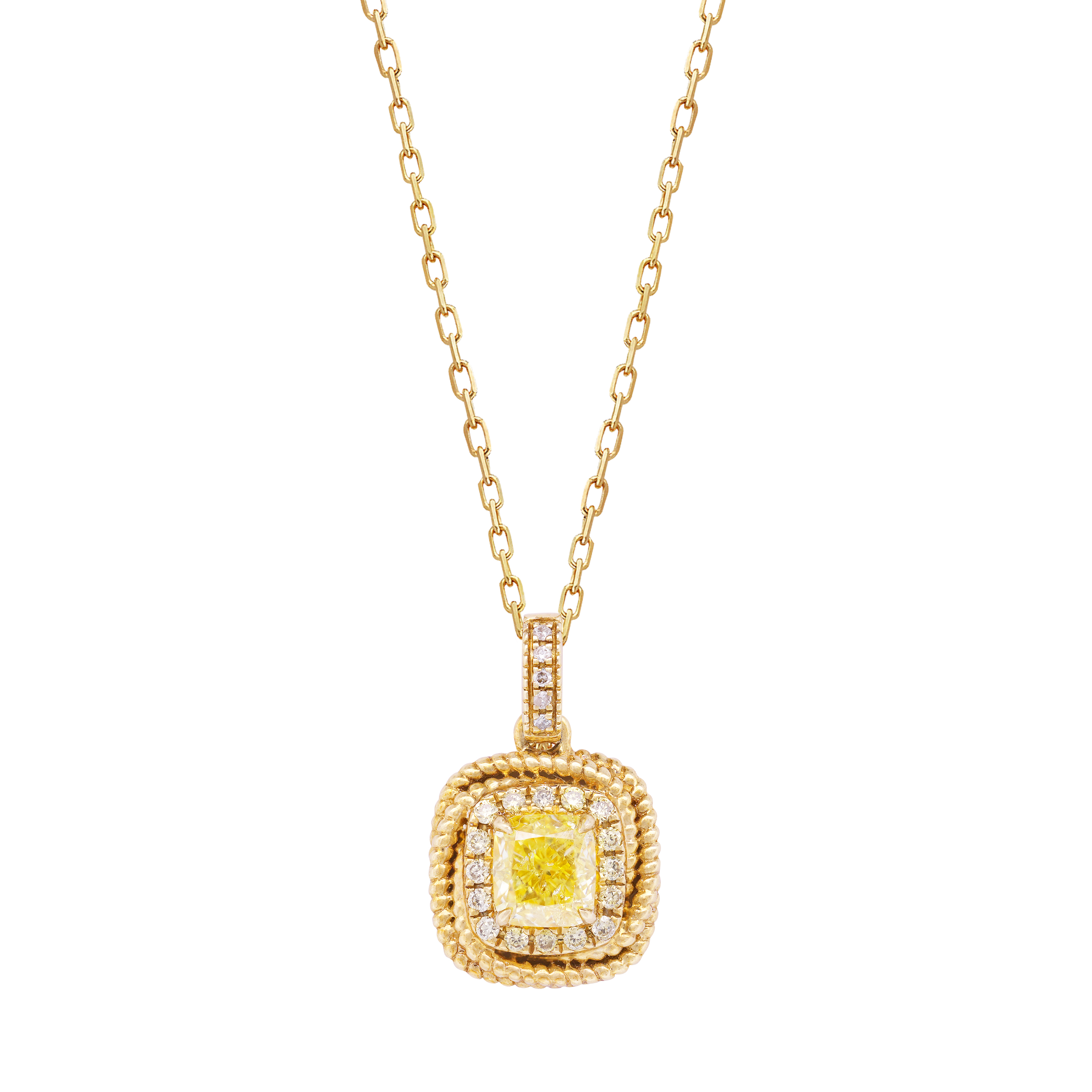 Spinne Fancy Diamond Necklace